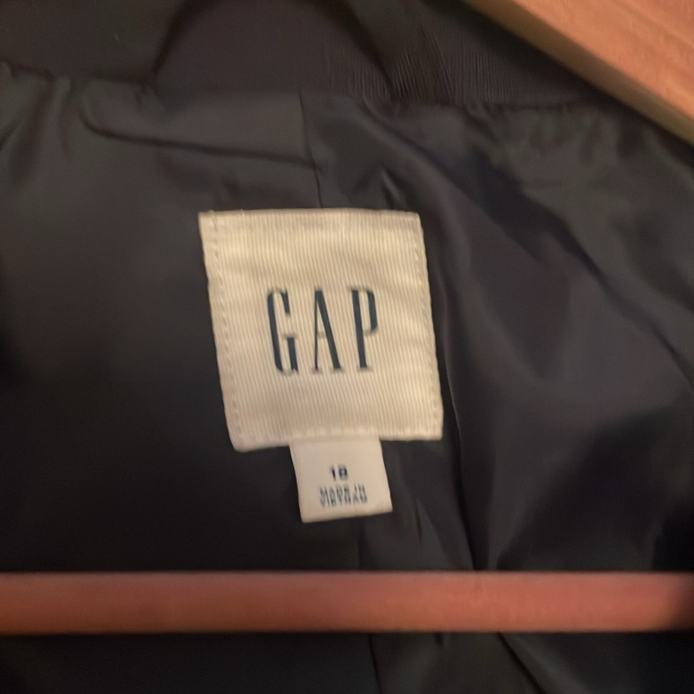 Fully Lined Gap Navy 1 Button/2 Pockets Jacket - image 2